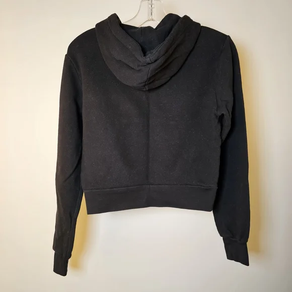 Brandy Melville Black Zip-Up Hoodie - Picture 3 of 8